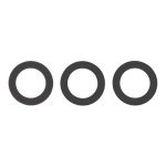 Back Camera Lens (Glass Only) Compatible for Samsung Galaxy S25 FE 5G (3 Pieces Set)