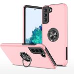 Hybrid Shock Absorbing Case with Kickstand for Samsung Galaxy A17 – Pink