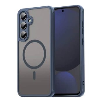 Matte Shield with Magsafe Case for Samsung Galaxy S25 FE – Navy Blue