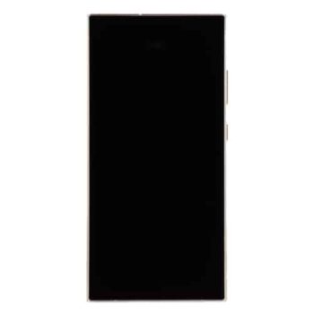 Service Pack – Battery and OLED Assembly With Frame Compatible for Galaxy S24 Ultra 5G – Titanium Gray