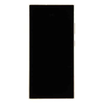 Service Pack – OLED Assembly With Frame Compatible for Samsung Galaxy S24 Ultra 5G – Titanium Yellow