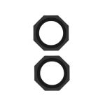 Metal Glass Lens Protection Compatible for iPhone 17 – Black