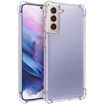 Slim Clear Soft TPU Hard Corner Bumper Case for Samsung Galaxy A17 – Clear