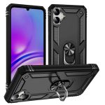 Armor Hybrid Military Case with Ring Kickstand For Samsung Galaxy A07 – Black
