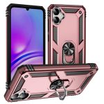 Armor Hybrid Military Case with Ring Kickstand For Samsung Galaxy A07 – Rose Golden